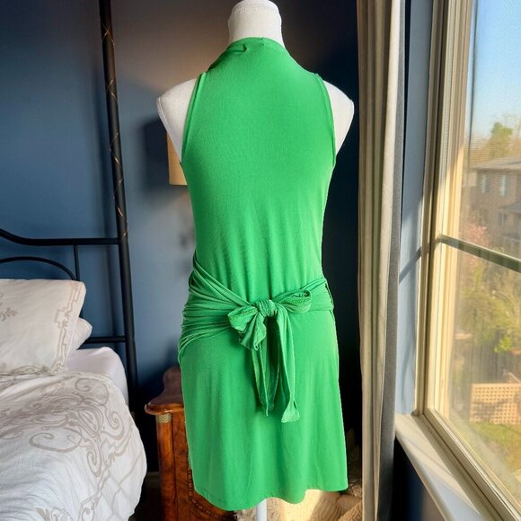 Bedo Green Wrap Dress - Picture 6 of 11
